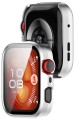ETUI OCHRONNE + SZKŁO HARTOWANE 2W1 DO HUAWEI WATCH FIT 4 PRO | SREBRNE