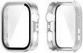 ETUI OCHRONNE + SZKŁO HARTOWANE 2W1 DO HUAWEI WATCH FIT 4 PRO | SREBRNE