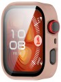 ETUI OCHRONNE + SZKŁO HARTOWANE 2W1 DO HUAWEI WATCH FIT 4 PRO | RÓŻOWE