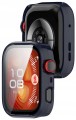ETUI OCHRONNE + SZKŁO HARTOWANE 2W1 DO HUAWEI WATCH FIT 4 PRO | GRANATOWE