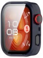 ETUI OCHRONNE + SZKŁO HARTOWANE 2W1 DO HUAWEI WATCH FIT 4 PRO | GRANATOWE