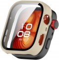 ETUI OCHRONNE CASE + SZKŁO HARTOWANE 2W1 DO HUAWEI WATCH FIT 4 PRO | BEŻOWE