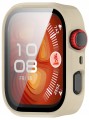ETUI OCHRONNE CASE + SZKŁO HARTOWANE 2W1 DO HUAWEI WATCH FIT 4 PRO | BEŻOWE