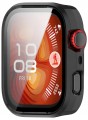 ETUI OCHRONNE CASE + SZKŁO HARTOWANE 2W1 DO HUAWEI WATCH FIT 4 PRO | CZARNE