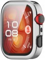 ETUI 2W1 Z OSŁONĄ NA EKRAN 360° CASE DO HUAWEI WATCH FIT 4 PRO | SREBRNE