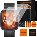2X SZKŁO OCHRONNE HARTOWANE 9H DO HUAWEI WATCH FIT 4 PRO + ZESTAW DO MONTAŻU