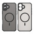 Etui Matowe RabbitMob do iPhone 16 Plus Shockproof Case do MagSafe | Wzmacniane Rogi