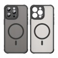Etui Matowe RabbitMob do iPhone 15 Pro Shockproof Case do MagSafe | Wzmacniane Rogi