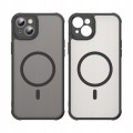 Etui Matowe RabbitMob do iPhone 15 Plus Shockproof Case do MagSafe | Wzmacniane Rogi