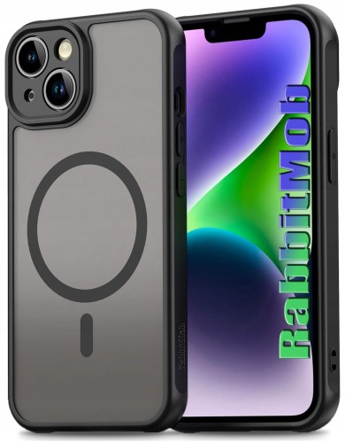 Etui Matowe RabbitMob do iPhone 14 Shockproof Case do MagSafe | Wzmacniane Rogi