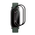 2X SZKŁO HYBRYDOWE 3D DO SMARTBAND XIAOMI MI BAND 8 / 9 + ZESTAW DO MONTAŻU