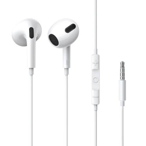 Baseus Encok H17 słuchawki przewodowe minijack 3.5mm biały