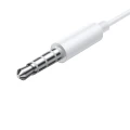 Baseus Encok H17 słuchawki przewodowe minijack 3.5mm biały