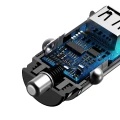 Baseus Circular inteligentna ładowarka samochodowa 2x USB QC3.0 Quick Charge 3.0 SCP AFC 30W czarny 