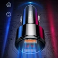 Baseus Magic Series Dual QC - ładowarka samochodowa Quick Charge 3.0 2x USB 45W 6A czarny