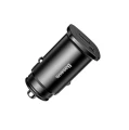 Baseus Square PPS inteligentna ładowarka samochodowa z portami USB Quick Charge 4.0 QC 4.0 i USB-C PD 3.0 SCP czarny