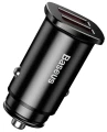 Baseus Square inteligentna ładowarka samochodowa 2x USB QC3.0 Quick Charge 3.0 SCP AFC 30W czarny 