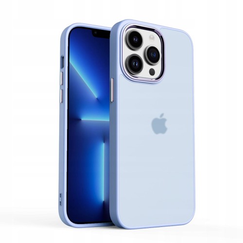 ETUI MATOWE Z RAMKĄ NA APARAT DO IPHONE 13 PRO MAX