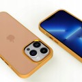 ETUI MATOWE Z RAMKĄ NA APARAT DO IPHONE 13 PRO MAX