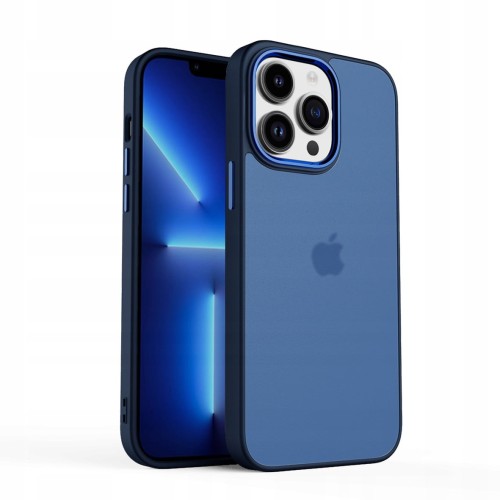 ETUI MATOWE Z RAMKĄ NA APARAT DO IPHONE 13 PRO MAX
