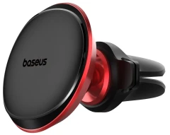 Uchwyt samochodowy Baseus magnetyczny na kratkę nawiewu - czarno-czerwony