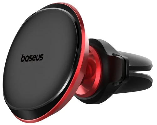 Uchwyt samochodowy Baseus magnetyczny na kratkę nawiewu - czarno-czerwony
