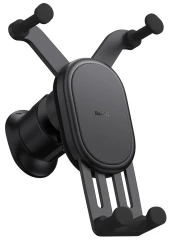 Baseus uchwyt samochodowy z wbudowaną ładowarką indukcyjną 15W na kratkę wentylacyjną nawiew czarny