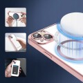 Etui RabbitMob do iPhone 14 do MagSafe Ochrona Aparatów | Elite Frame Case Różowe