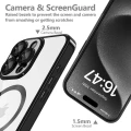 Etui Tech-Protect MagFlex MagSafe na Samsung Galaxy A56 5G - przezroczysto-różowe