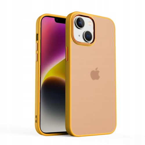ETUI MATOWE Z RAMKĄ NA APARAT DO IPHONE 14 PLUS
