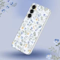 Etui Tech-Protect FlexAir na Samsung Galaxy S25 - stokrotki z liśćmi