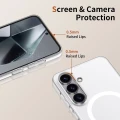 Etui Tech-Protect MagSlim MagSafe na Samsung Galaxy S25 - przezroczysty
