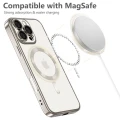 Etui Tech-Protect MagFlex MagSafe na Samsung Galaxy S25 - przezroczysto-niebieskie