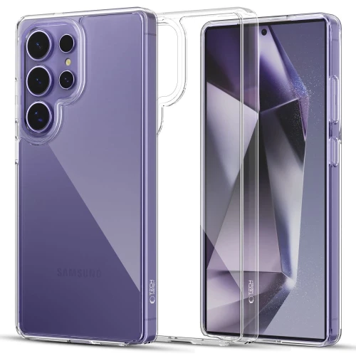 Etui Tech-Protect Flexair Hybrid na Samsung Galaxy S25 Ultra - przezroczyste