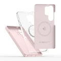 Etui Tech-Protect Liquid Silicone MagSafe na Samsung Galaxy S25 Ultra - różowe