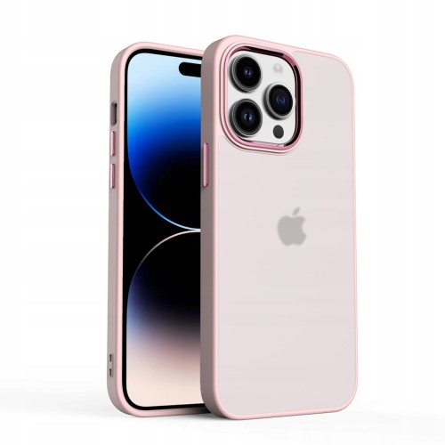 ETUI MATOWE Z RAMKĄ NA APARAT DO IPHONE 14 PRO MAX