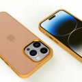 ETUI MATOWE Z RAMKĄ NA APARAT DO IPHONE 14 PRO MAX