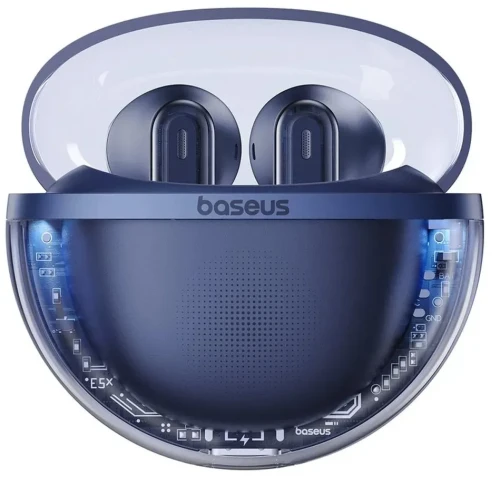 Słuchawki bezprzewodowe Baseus Bowie E5x TWS - niebieskie