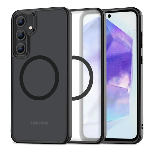 Etui Tech-Protect MagMat MagSafe na Samsung Galaxy A55 5G - czarny mat