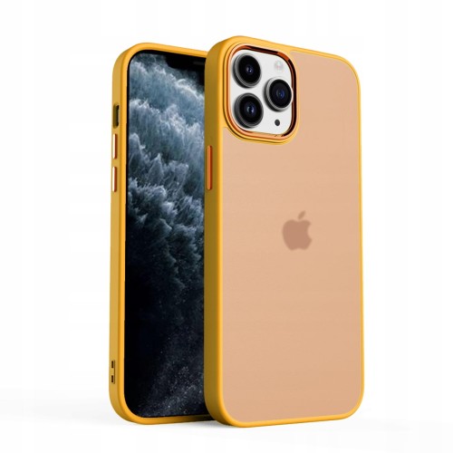 ETUI MATOWE Z RAMKĄ NA APARAT DO IPHONE 11 PRO MAX