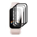 3X SZKŁO HYBRYDOWE 3D PEŁNE DO XIAOMI MI BAND 9 ACTIVE / REDMI BAND 3 + ZESTAW DO MONTAŻU