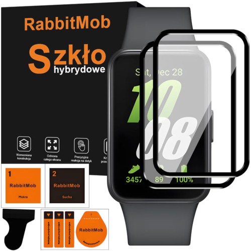 2X SZKŁO HYBRYDOWE 3D OCHRONNE DO SAMSUNG GALAXY FIT 3 + ZESTAW DO MONTAŻU