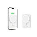 Powerbank Tech-Protect LifeMag PB10 z MagSafe 5000mAh 15W port USB-C - biały + kabel USB-C