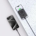 Powerbank Tech-Protect LifeMag PB11 z MagSafe 10000mAh 15W port USB-C - czarny + kabel USB-C