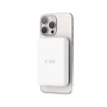 Powerbank Tech-Protect LifeMag PB11 z MagSafe 10000mAh 15W port USB-C - biały + kabel USB-C
