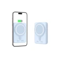 Powerbank Tech-Protect LifeMag PB11 z MagSafe 10000mAh 15W port USB-C - niebieski + kabel USB-C