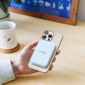 Powerbank Tech-Protect LifeMag PB11 z MagSafe 10000mAh 15W port USB-C - niebieski + kabel USB-C