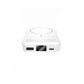 Powerbank Tech-Protect LifeMag PB31 z MagSafe 10000mAh 15W USB-C / USB-A / wbudowane kable USB-C / Lightning - biały