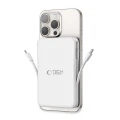Powerbank Tech-Protect LifeMag PB31 z MagSafe 10000mAh 15W USB-C / USB-A / wbudowane kable USB-C / Lightning - biały