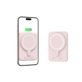 Powerbank Tech-Protect LifeMag PB10 z MagSafe 5000mAh 15W port USB-C - różowy + kabel USB-C